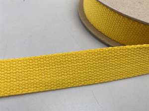 Gjordbånd - taskehank 30 mm, sommerlig gul